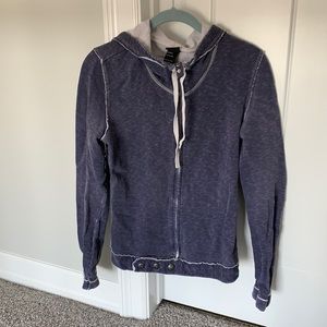 Diesel fitted zip up hoodie